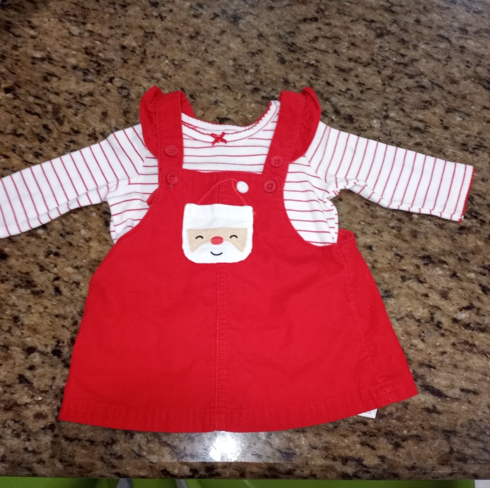 Carter's, Christmas set, 3 m, Red, White